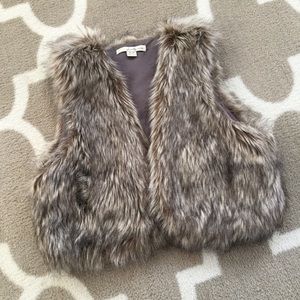 Beautiful faux fur vest!